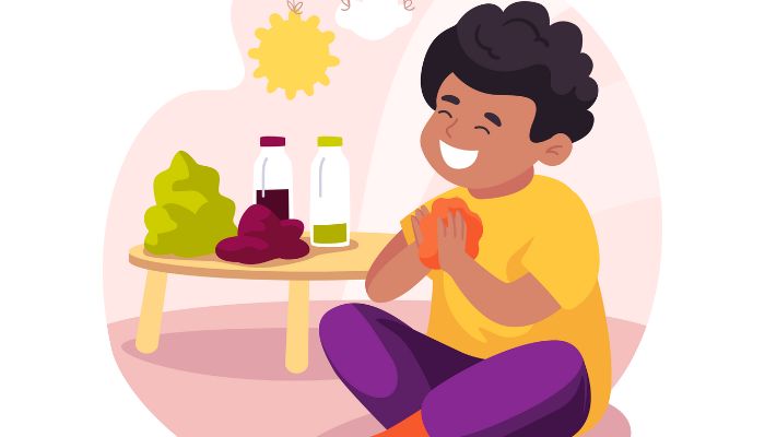 6 year old learning new skills