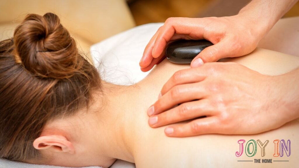 prenatal massage pregnant woman laying on stomach